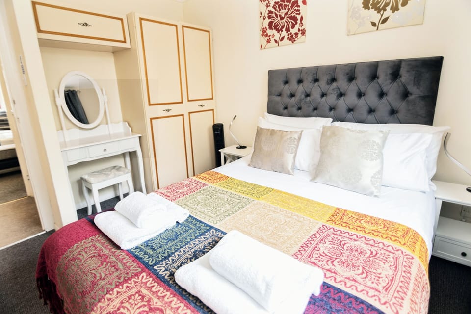Bedroom 1 with amenities Dress Mirror