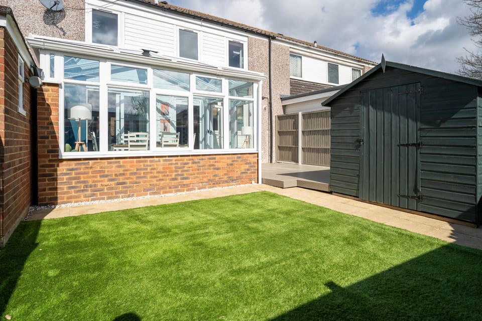 Premium House, Private Bathroom, Garden View (4 bed 2 bath house) | Garden