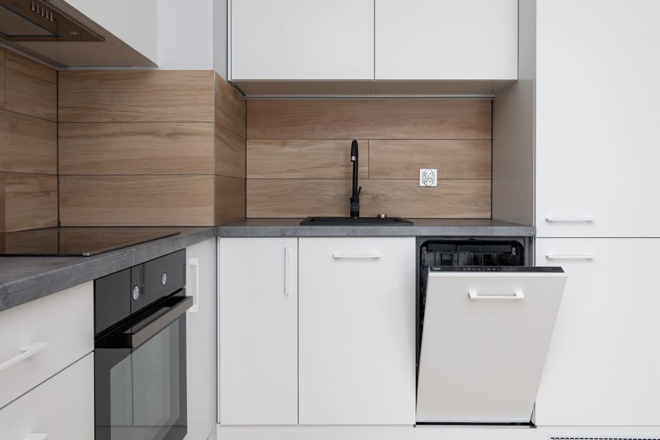 The dishwasher that ensures easy cleanup after meals.