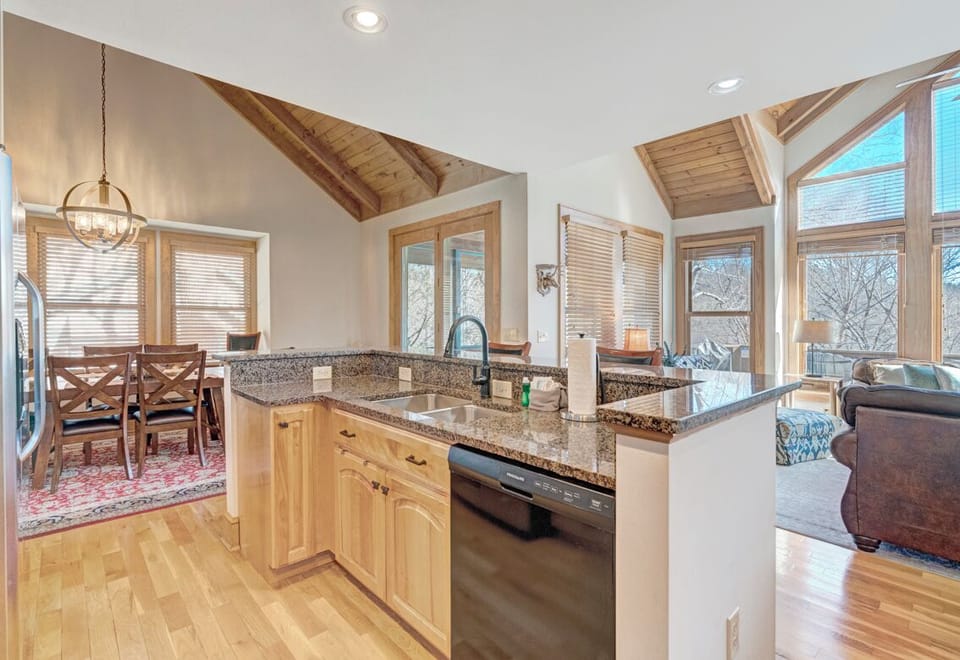 Kitchen--- Granite Counter-tops, Open Floor Plan