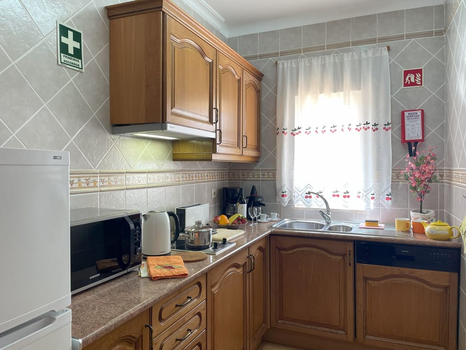 Your own kitchen in the 1 bedroom apartment, a home from home