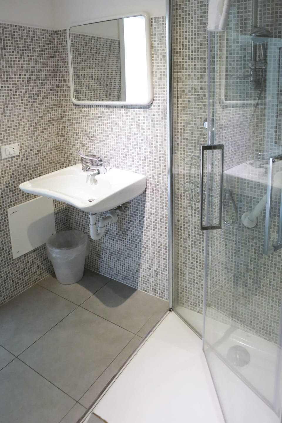 Shower, rainfall showerhead, hair dryer, bidet