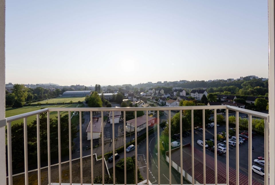 view from the balcony