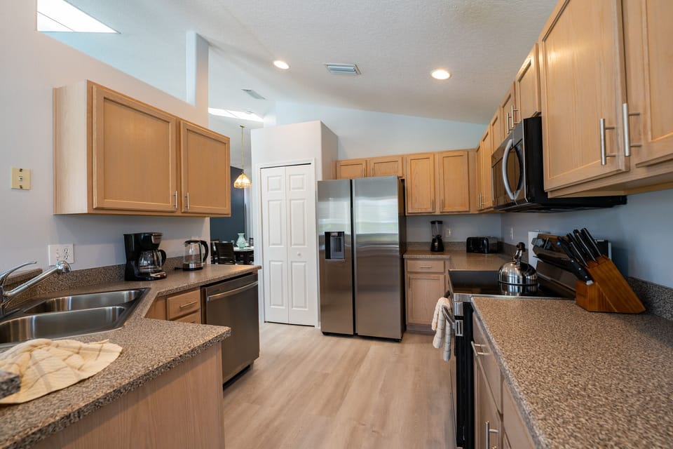 Galley style kitchen
