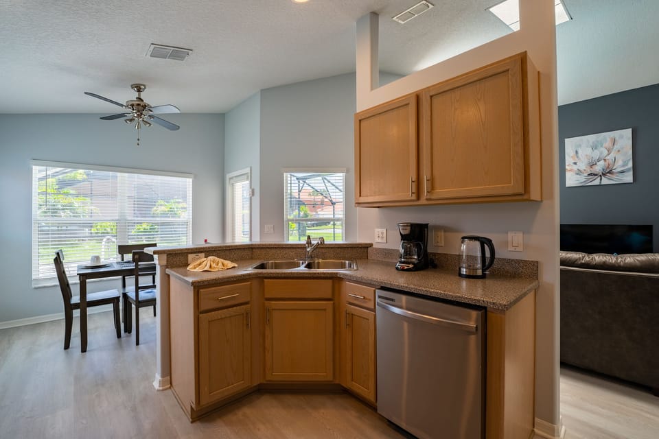 alternate view of kitchen