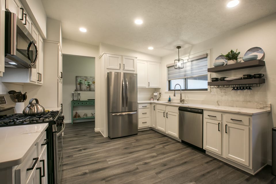 Completely Updated Kitchen with New Appliances and Soft Closing Drawers