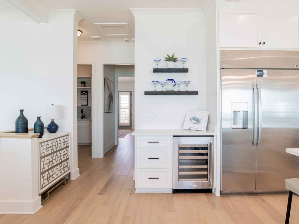 House, Multiple Beds, Balcony, Ocean View | Private kitchen | Coffee/tea maker, fridge, microwave, oven