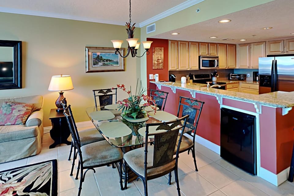 Condo, Multiple Beds, Kitchen, Ocean View (#1407 - No Pets Allowed) | Private kitchen | Fridge, microwave, oven, stovetop