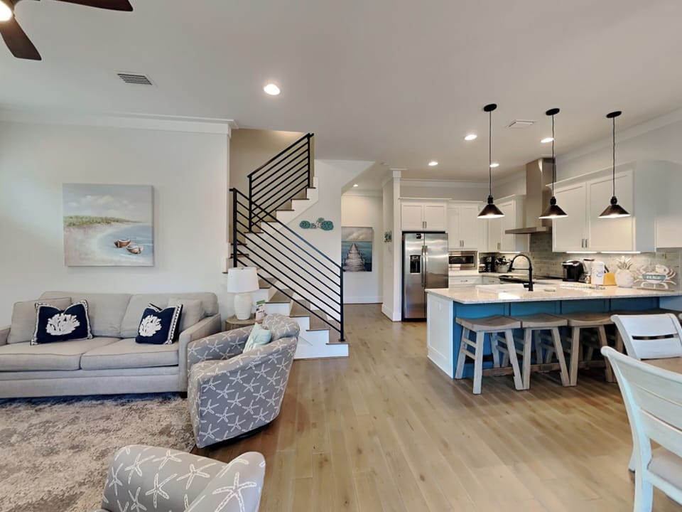 House, Multiple Beds, Balcony, Garden View | Living area | TV