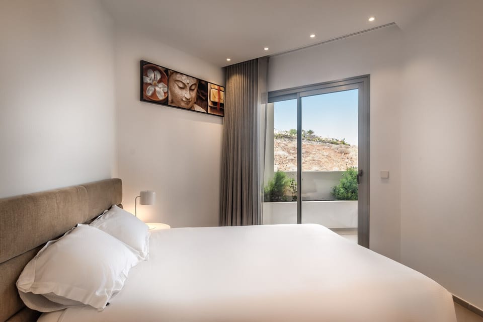 Spacious bedroom with terrace