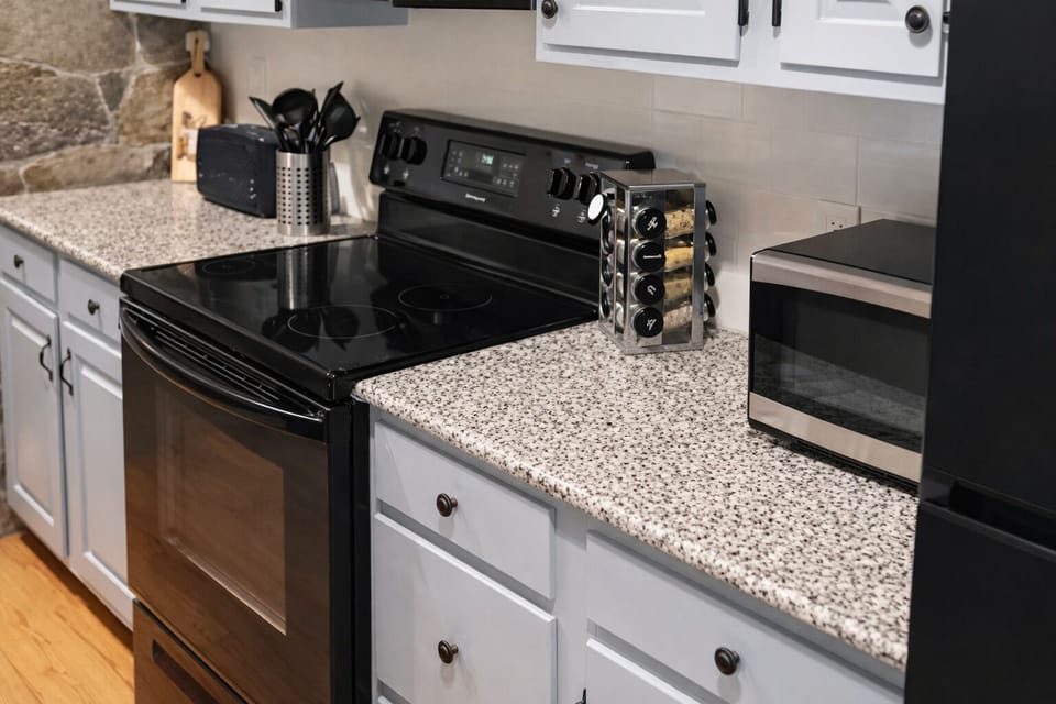 Large kitchen perfect for family meals and group getaways