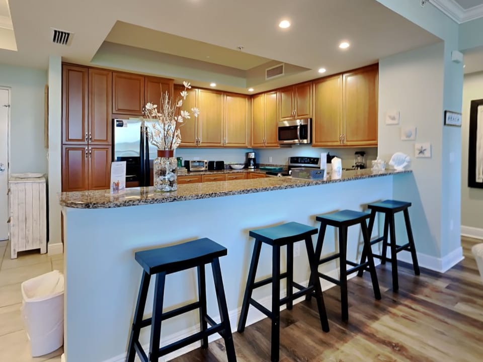 Condo, Multiple Beds, Balcony (#503D - No Pets) | Private kitchen | Coffee/tea maker, stovetop