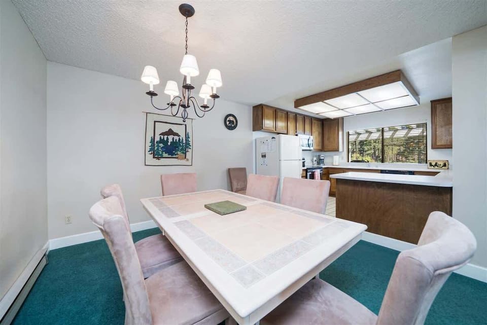 Spacious dining room