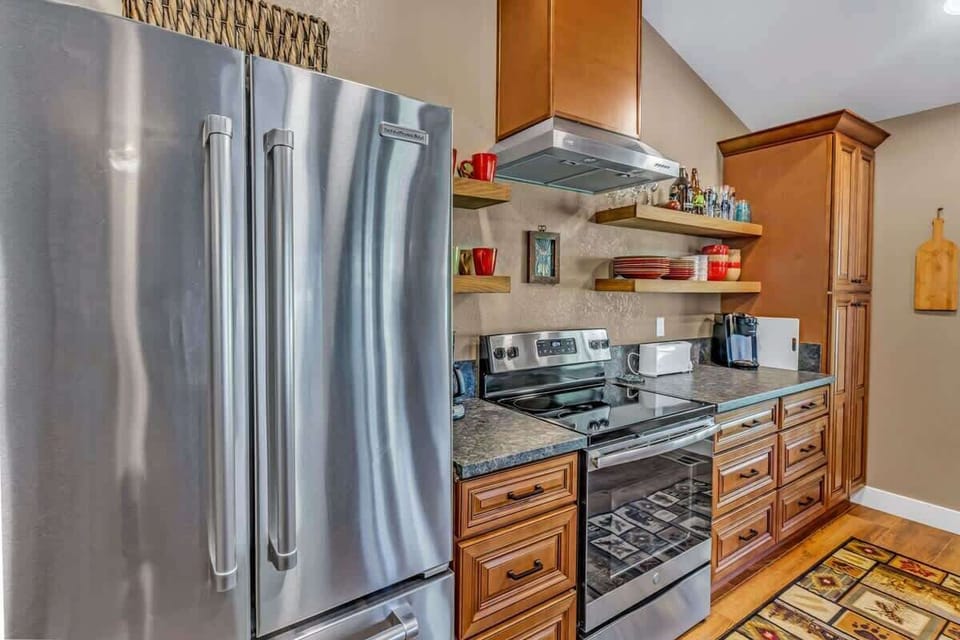 The well appointed kitchen