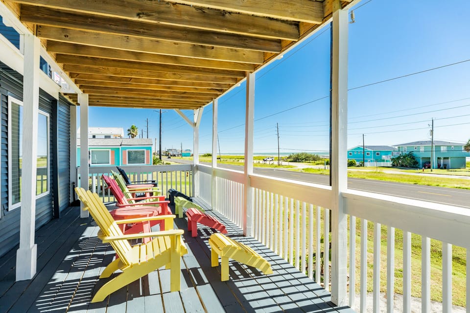 Unwind after a day in the sun on the lounge chairs