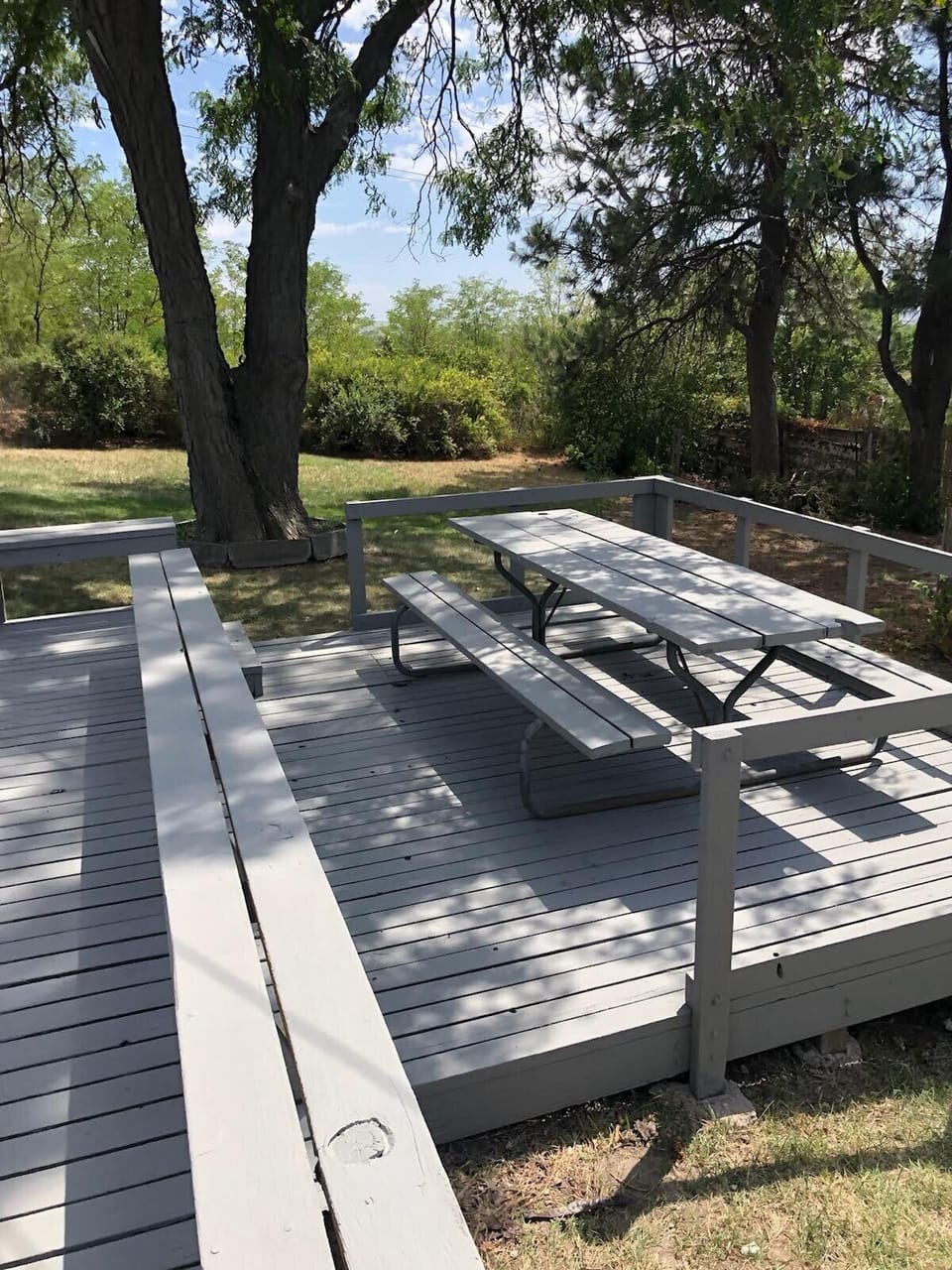 Backyard Deck/patio.