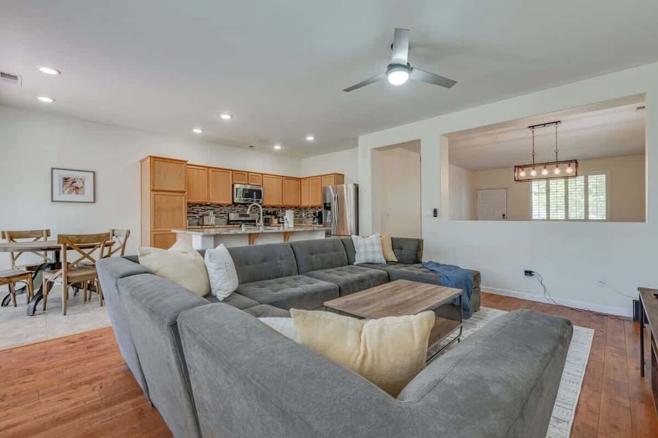 Do you already see your place on the oversized u-shaped sofa.