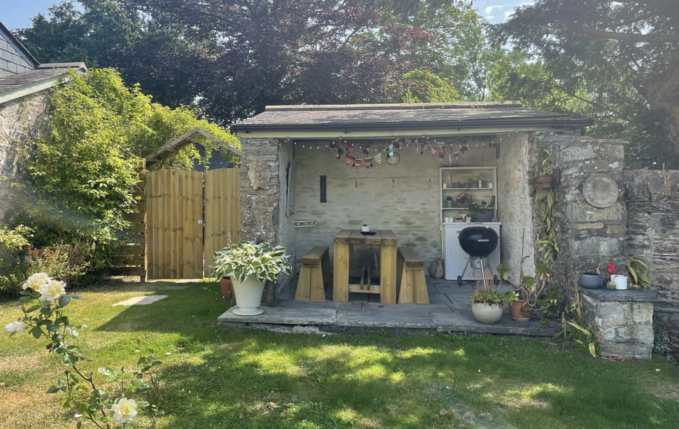 Outdoor BBQ Area