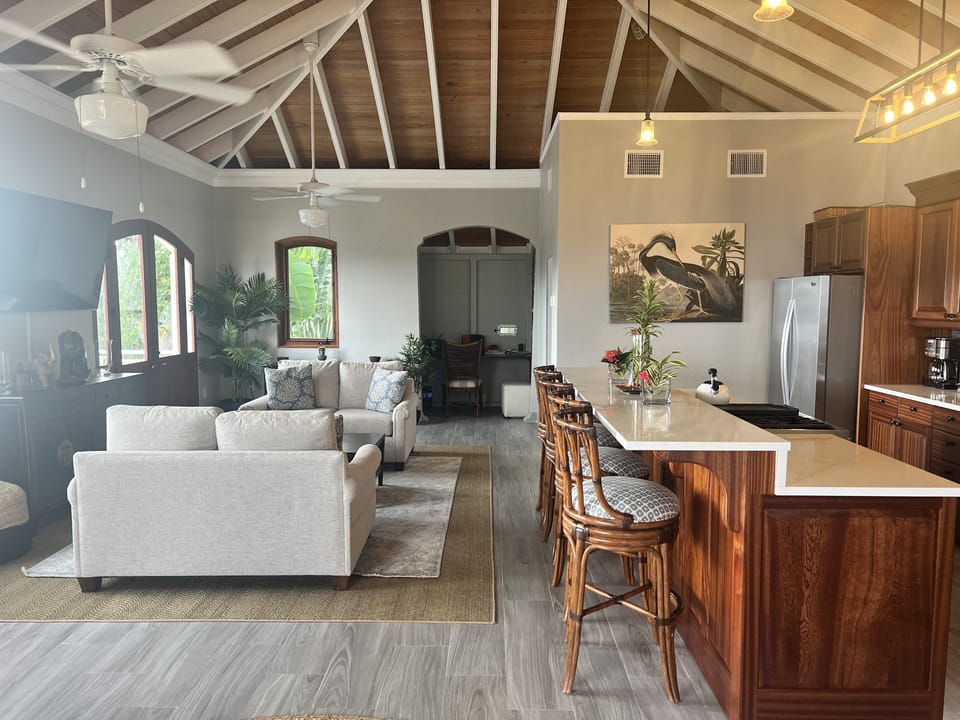 Tropical Manor St John Villa Rental with Private Pool and Newly Renovated