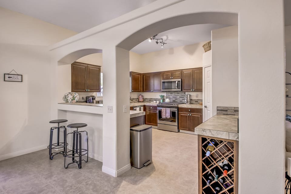 Kitchen with Stainless Steel Appliances