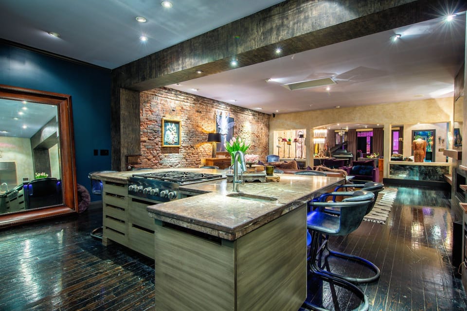 Open Living – View from the kitchen into the spacious living area.