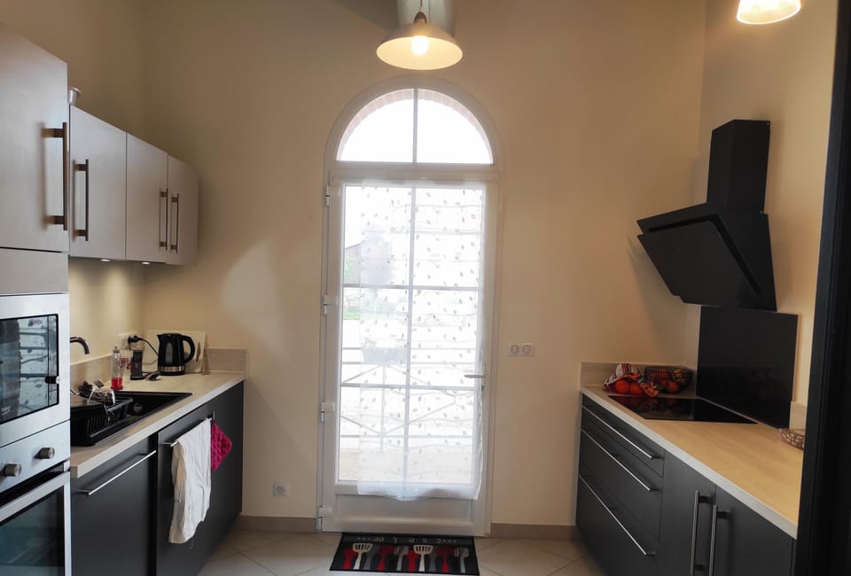 Shared fridge, microwave, highchair