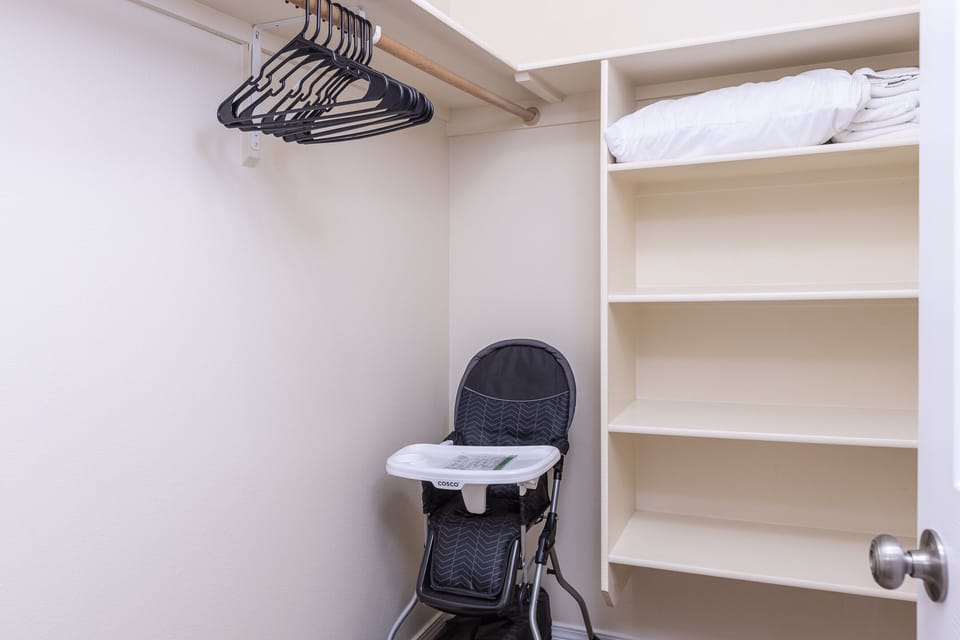 Master bedroom closet