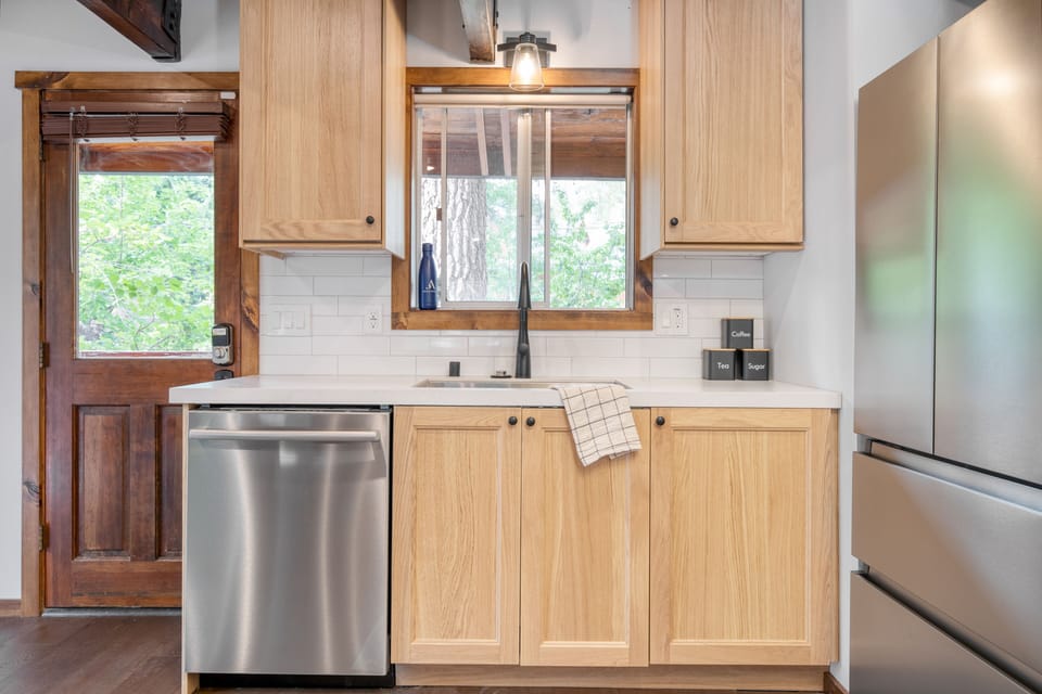 Plenty of storage and prep space.