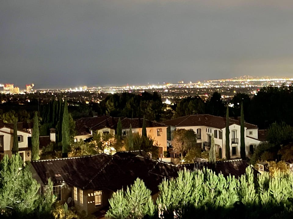 Cityscape from the home . 
