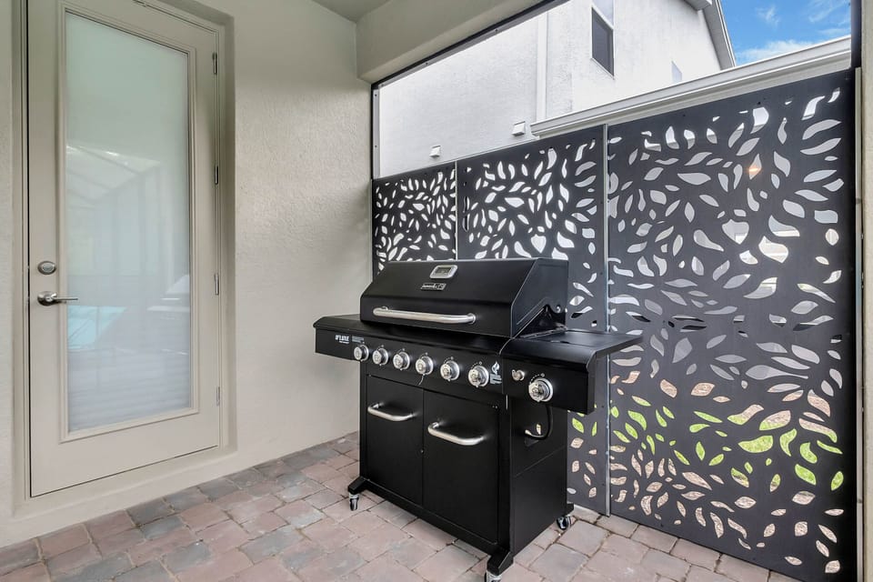 Barbeque grill at no additional charge