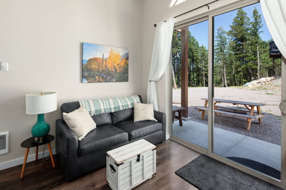 Couch with Porch View