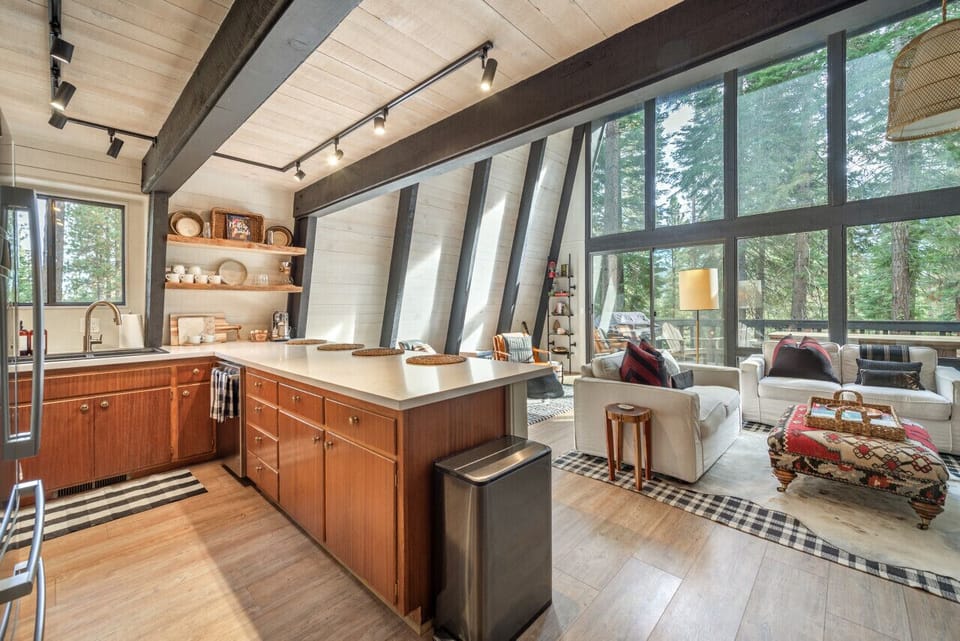 Kitchen and living room