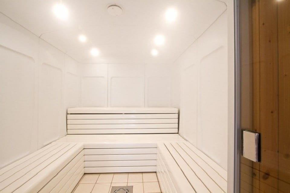 Steam bath area.
