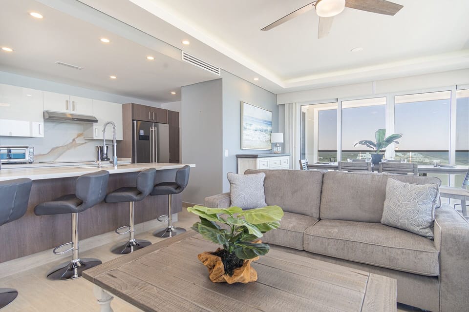 The large living room
