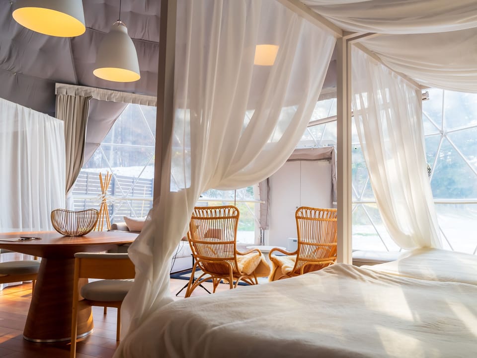 EXECUTIVE SUITE single dome 10m | In-room safe, WiFi, bed sheets