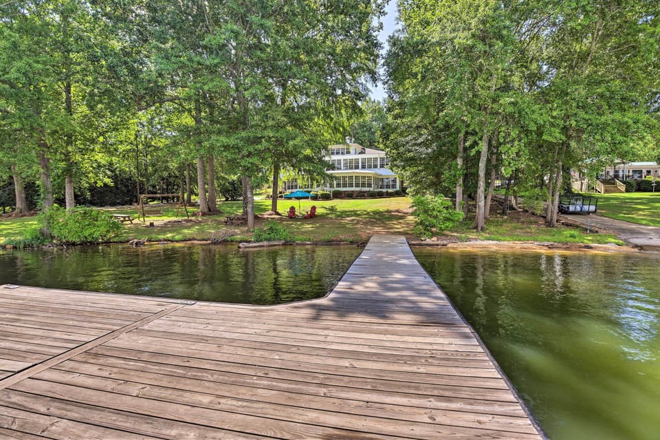 Private Boat Dock | Direct Logan Martin Lake Access | Shaded Backyard