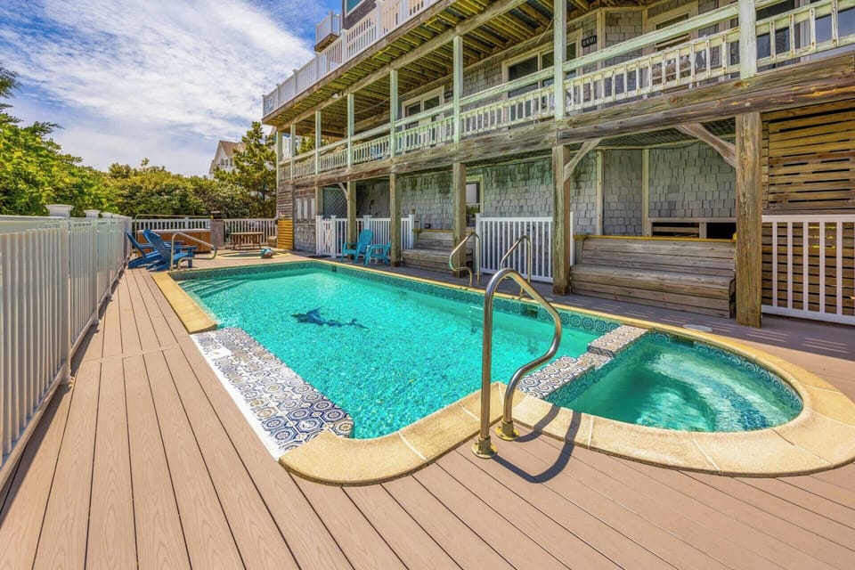 Surf or Sound Realty - 1040 - Dolphin's Watch - Pool Area -3