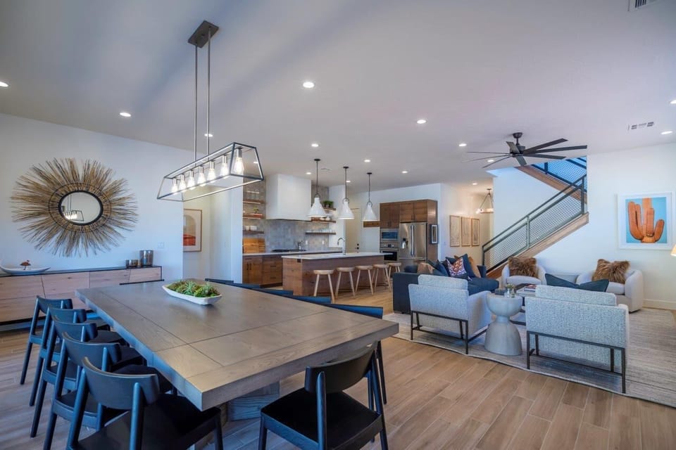 Open concept main floor allows large groups to gather comfortably