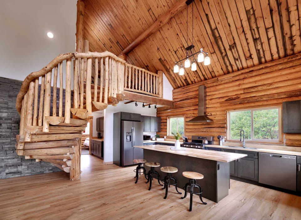 Open Fully Stocked Kitchen