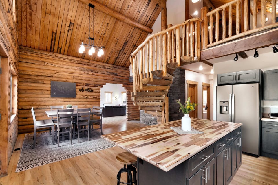 Open Fully Stocked Kitchen