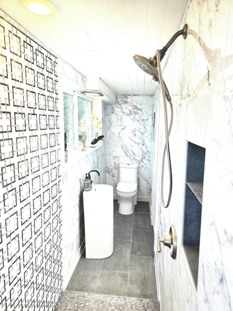 Master bathroom, on second floor.