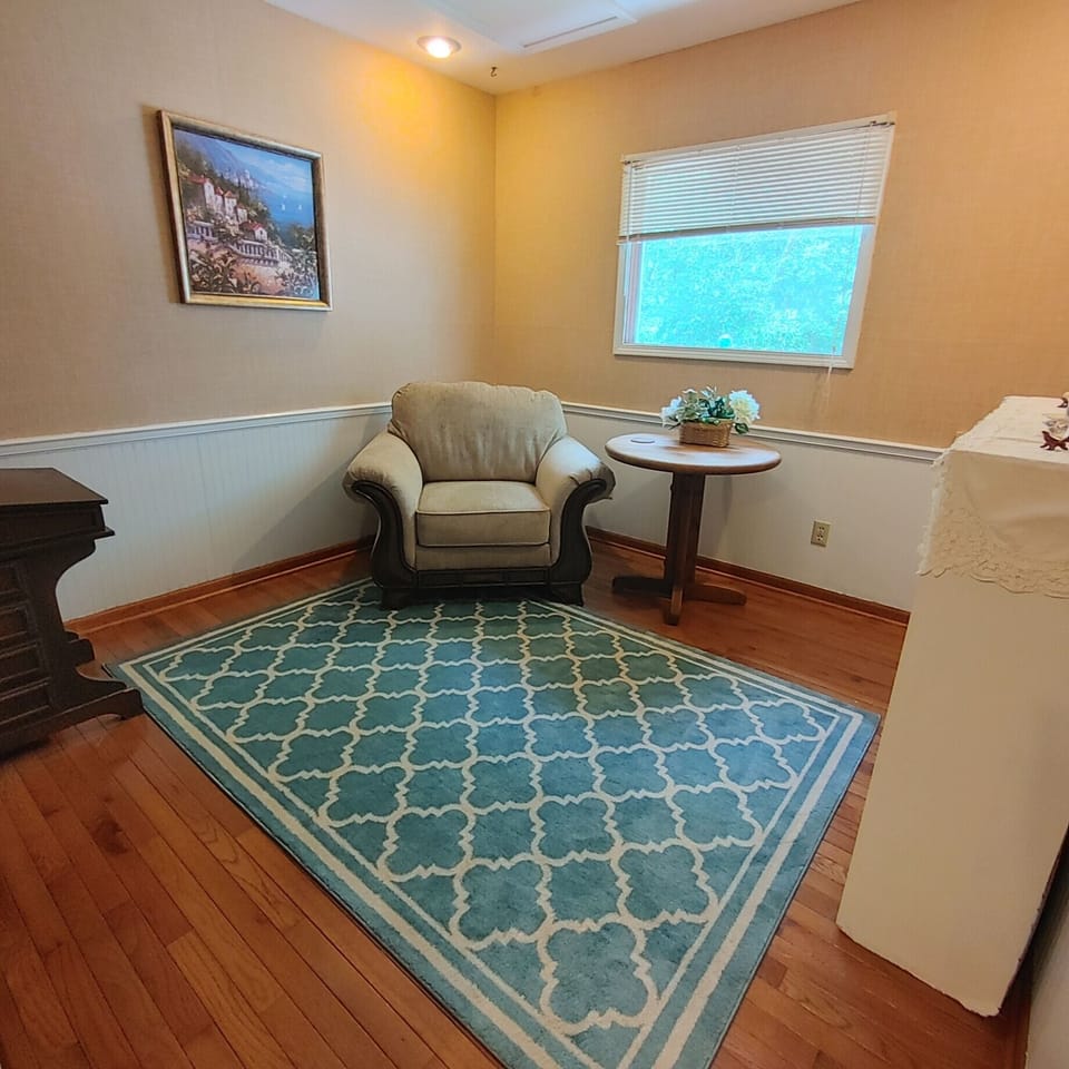 Sitting area in master suite
For getting away from all of it all.  

