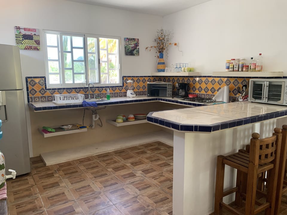 Luxury Apartment, 1 Bedroom, Ground Floor | Private kitchen | Full-size fridge, microwave, stovetop, toaster