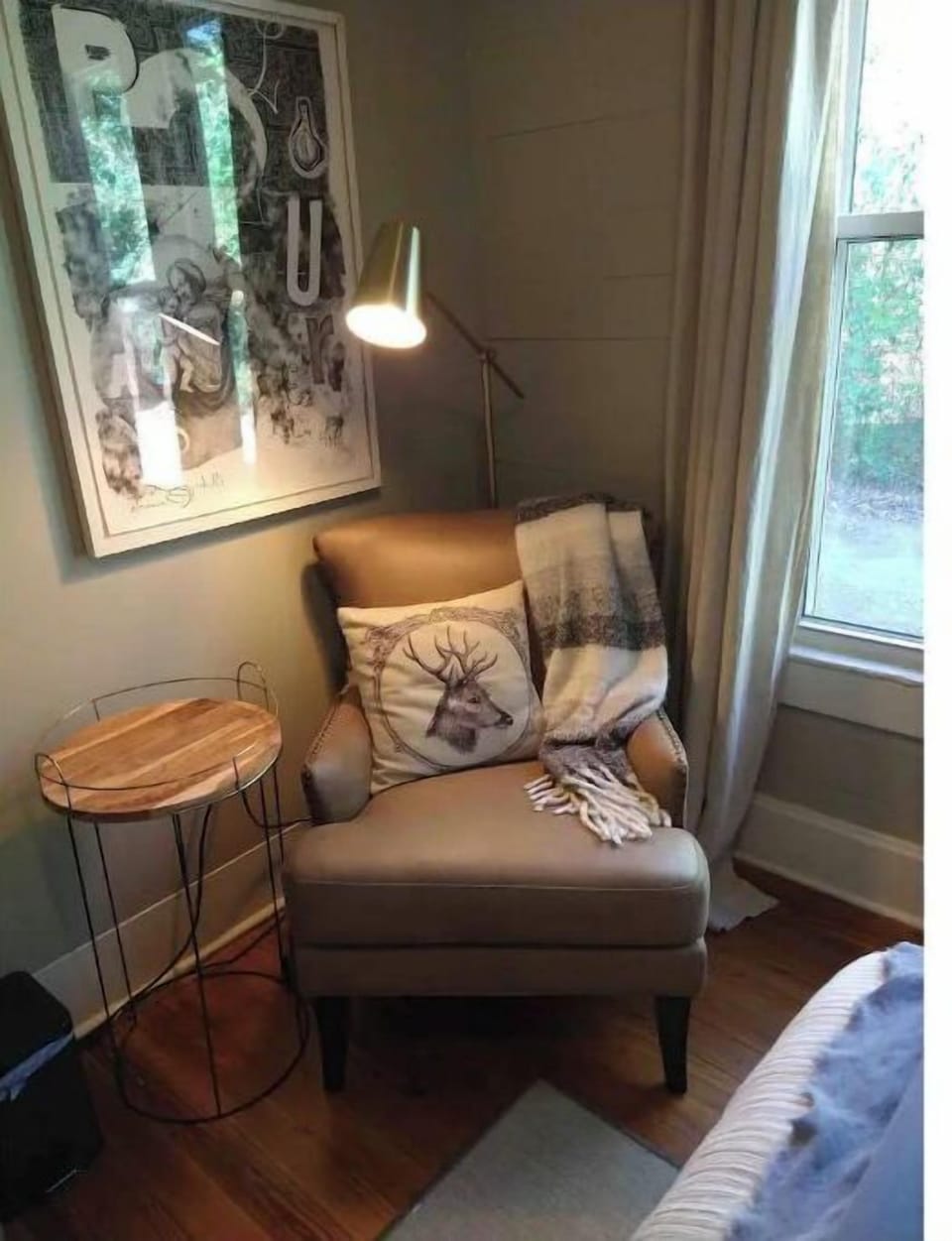 Bedroom seating area