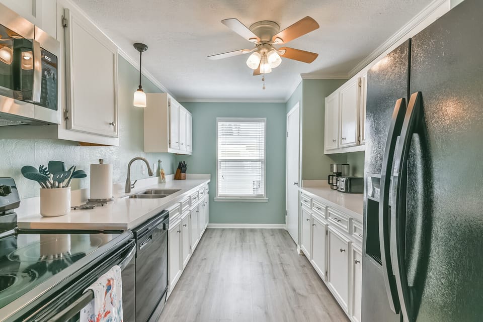 Enjoy cooking together as family in our nice open kitchen.