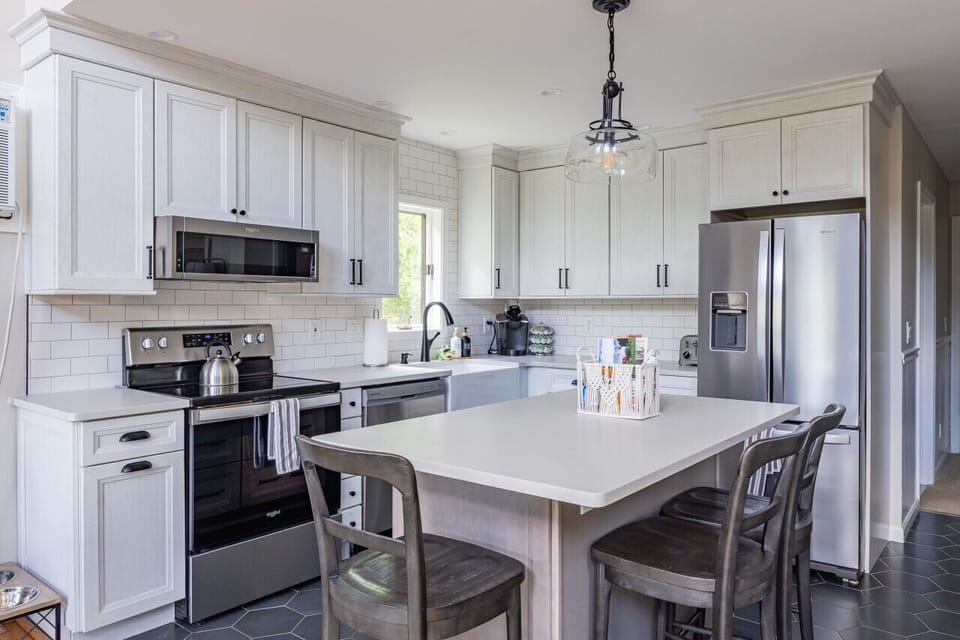 Fully stocked kitchen