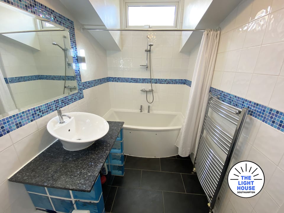 Spacious Bright Bathroom