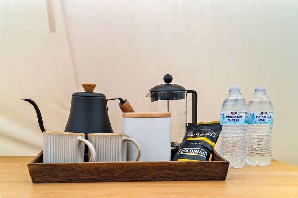 Coffee service conveniently inside just for you.