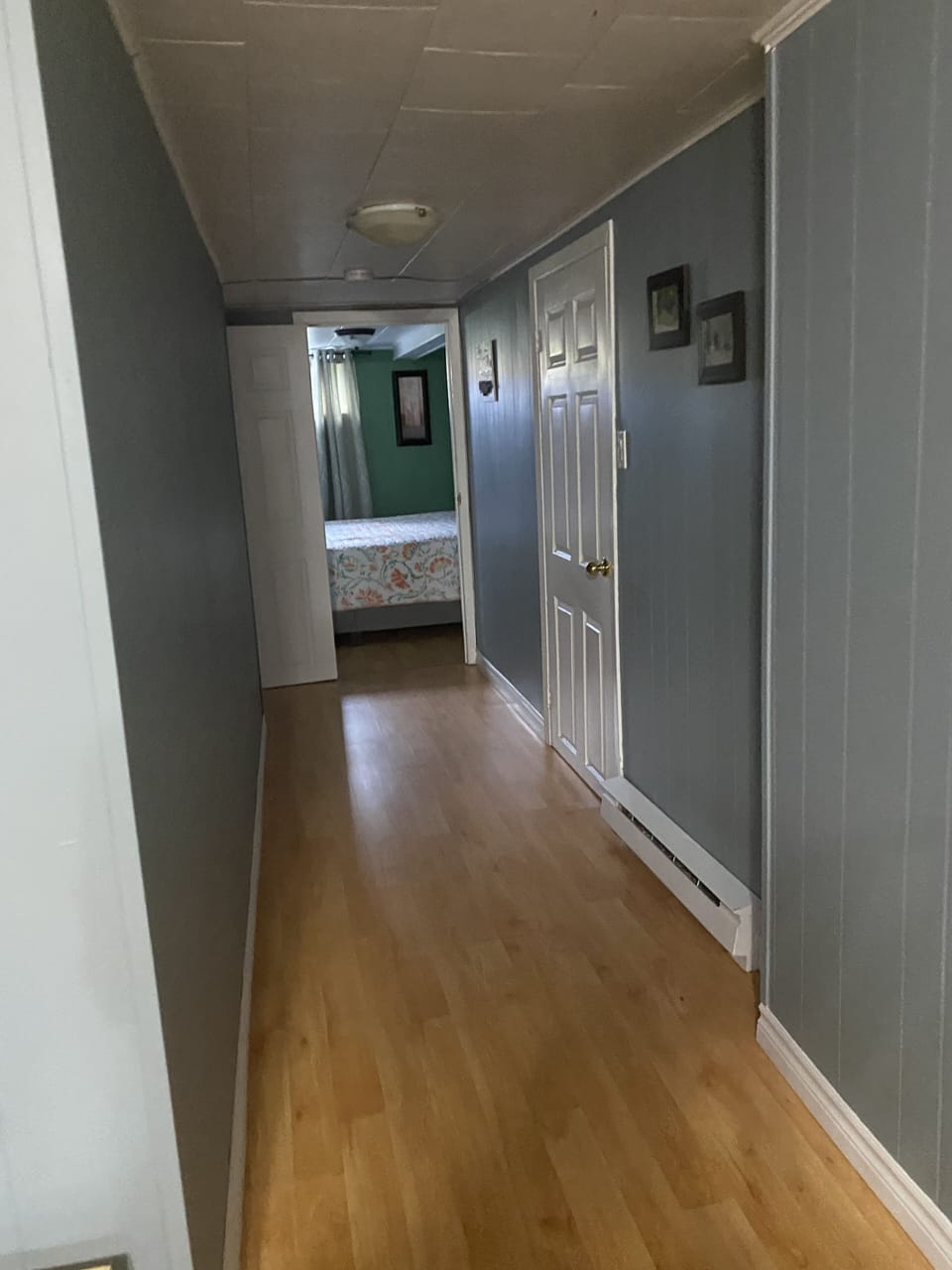 Hallway leading to bedrooms