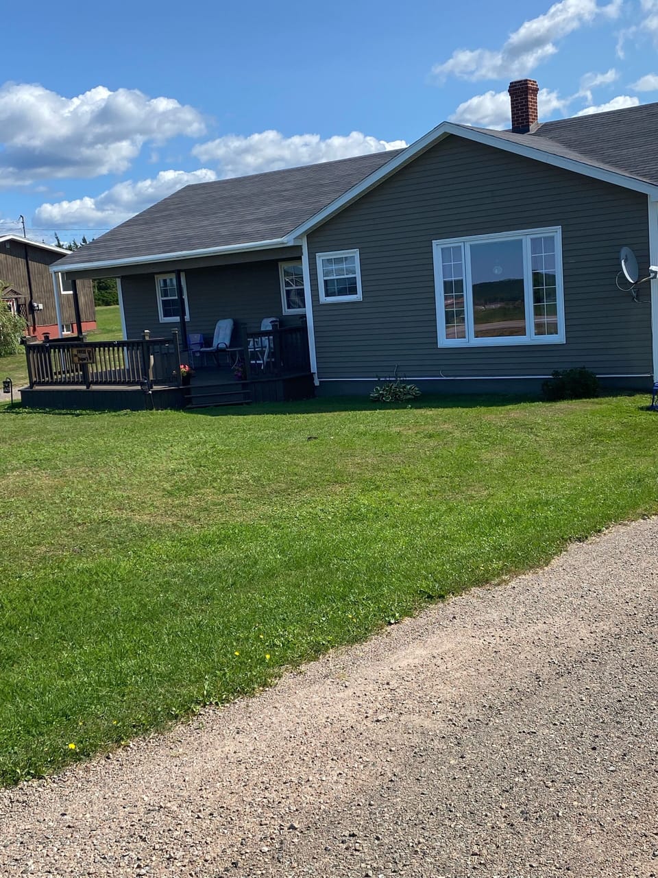 Front of the house.